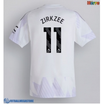 Fotballdrakt Herre Manchester United Joshua Zirkzee #11 Bortedrakt 2025-26 Kortermet